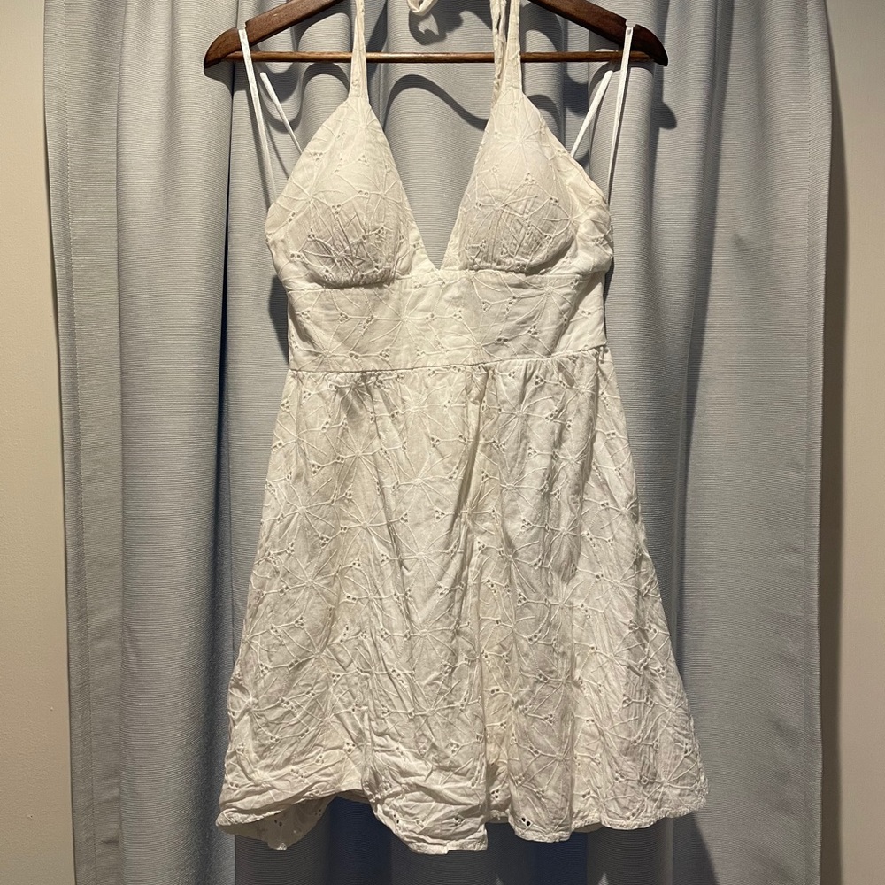 Alyn Paige halter sun dress